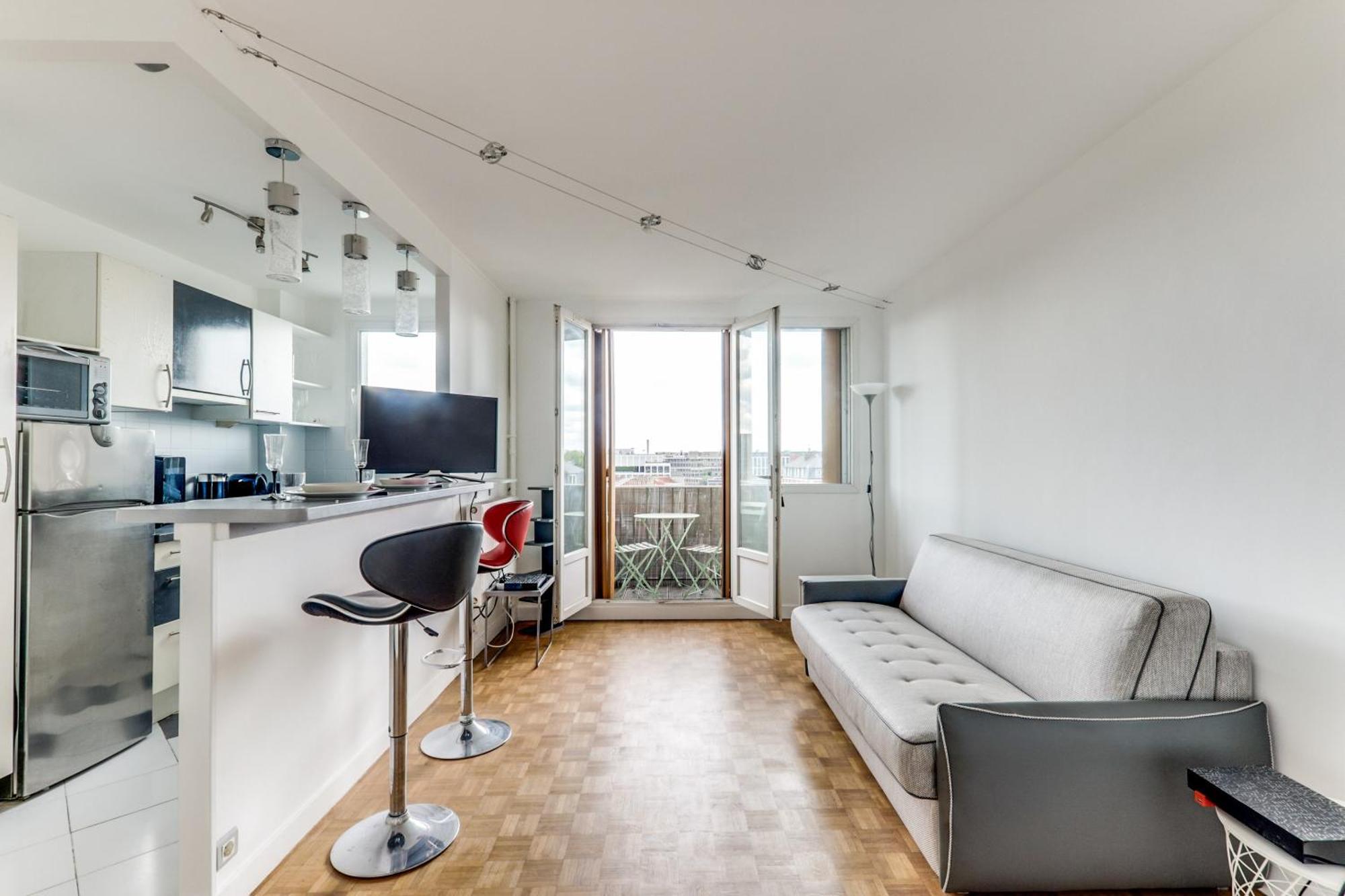 Appartement Avec Balcon Vue Degagee Paris